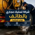 شركة تسليك مجاري بالطائف خدمه 24 ساعه خصم 20% الان
