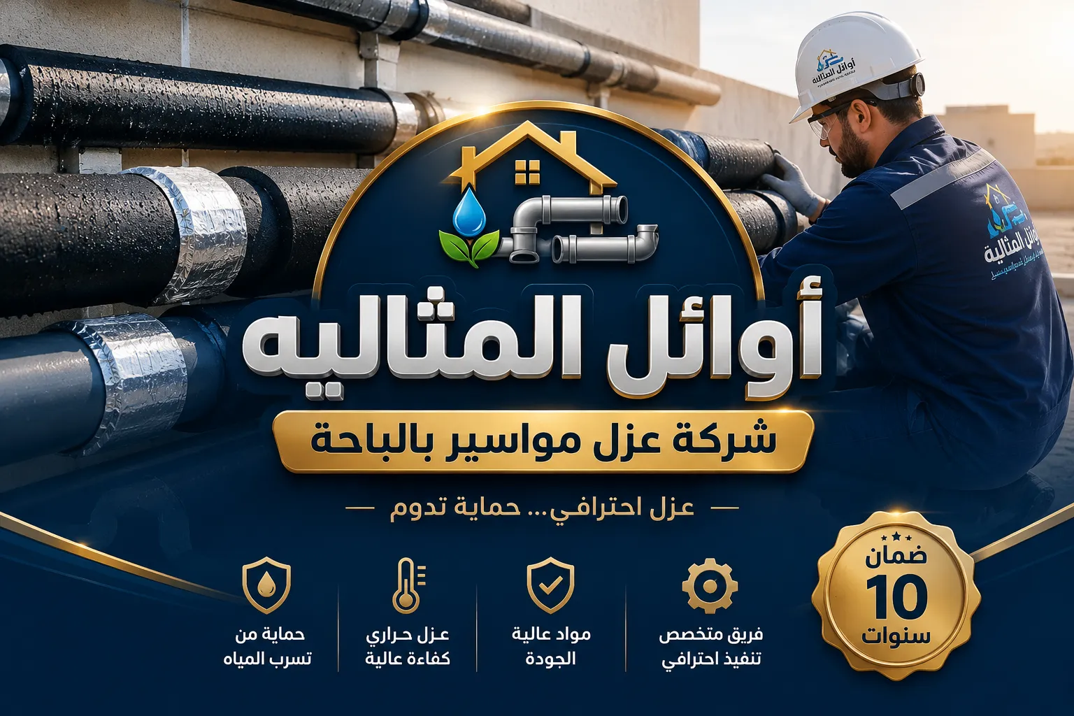 شركة عزل مواسير بالباحة