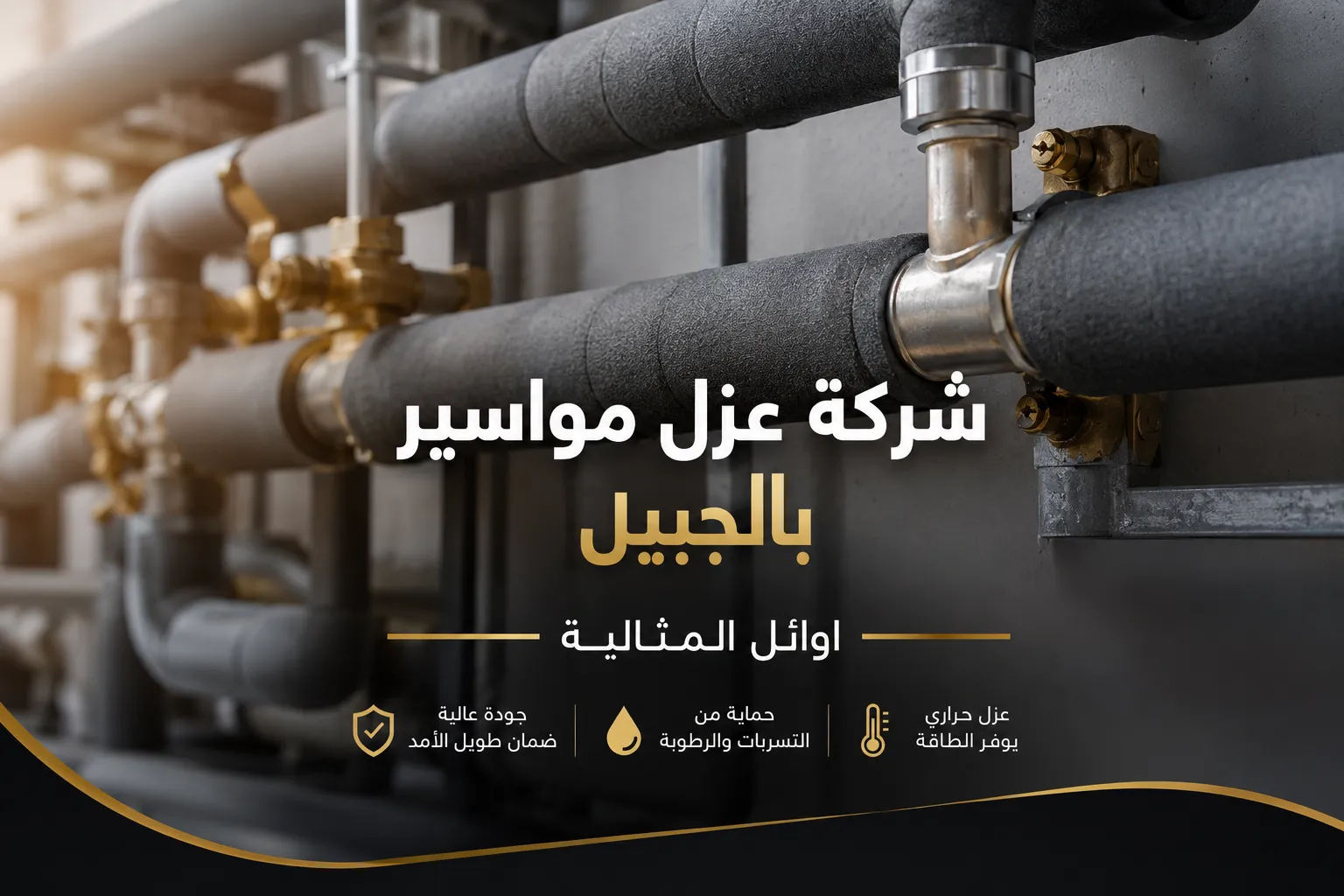 شركة عزل مواسير بالجبيل افضل مواد عزل مائى و حرارى | الايجار
