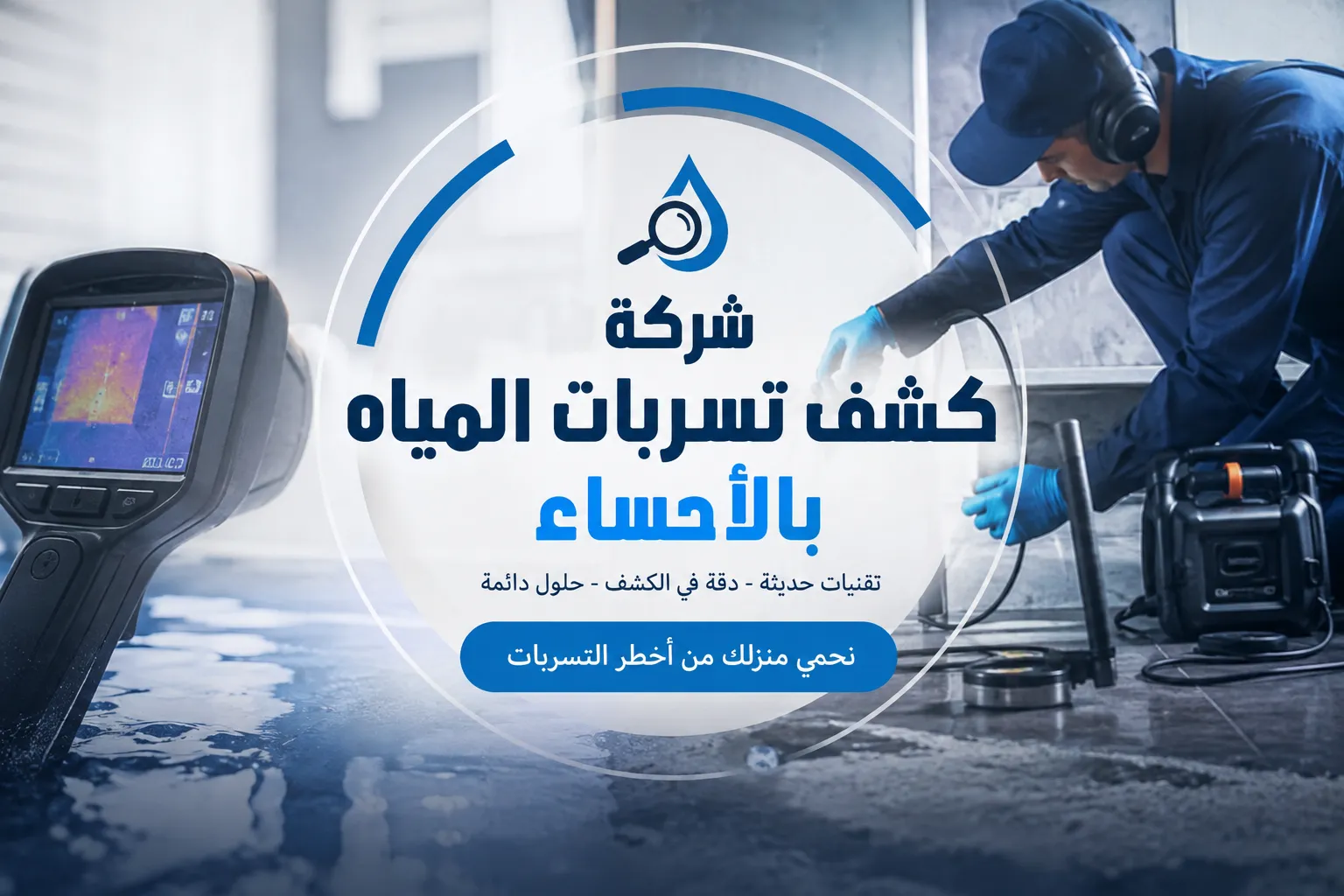شركة كشف تسربات المياه بالأحساء بدون تكسير