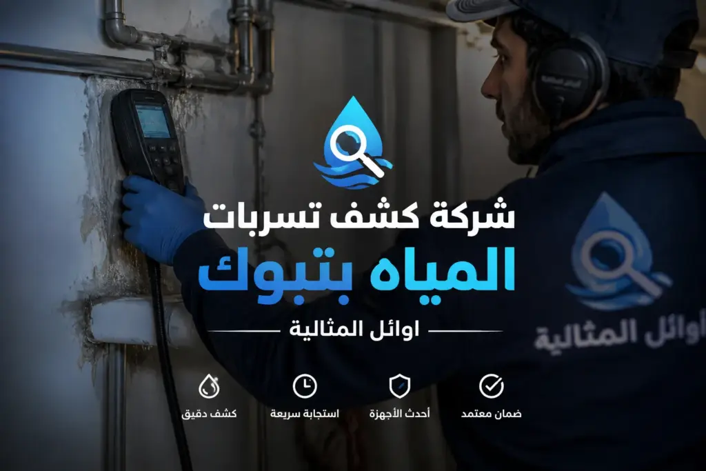 شركة كشف تسربات المياه بتبوك كشف وإصلاح
