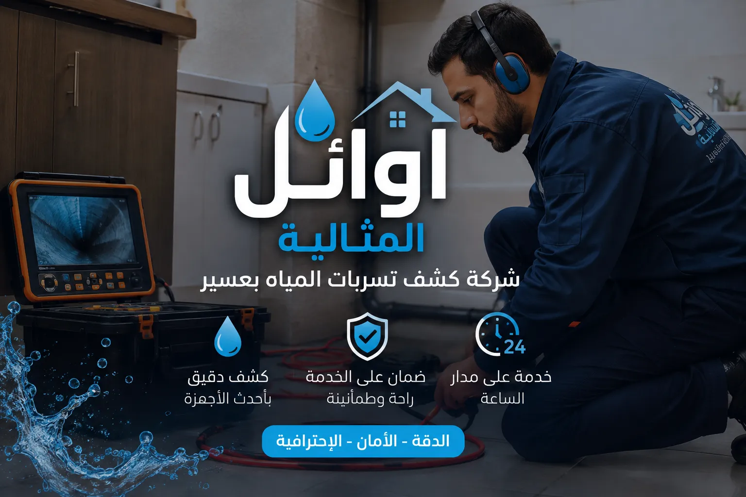 شركة كشف تسربات المياه بعسير