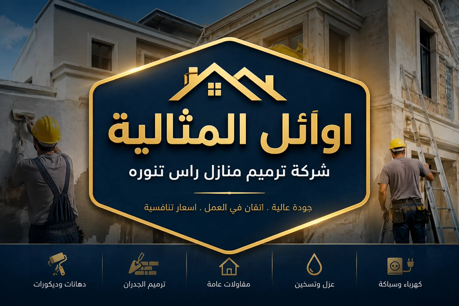 شركه ترميم منازل راس تنوره