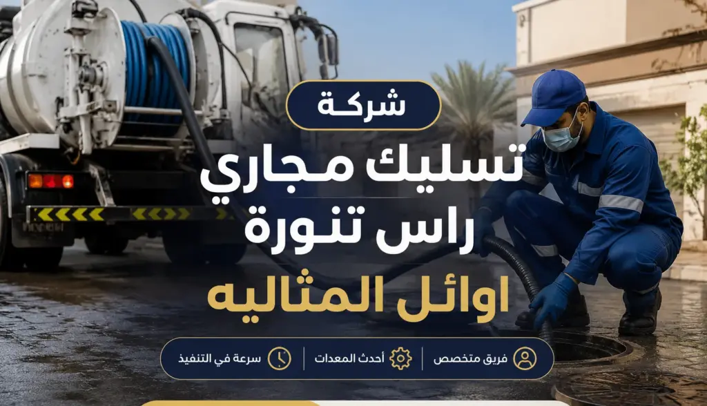 شركه تسليك مجاري راس تنوره