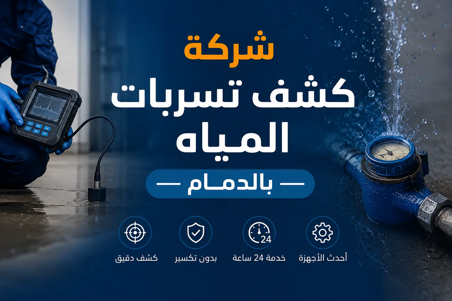 شركه كشف تسريبات المياه بالدمام